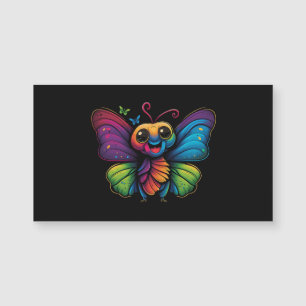 A rainbow-colored-butterfly