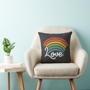 A Rainbow of Love Cushion