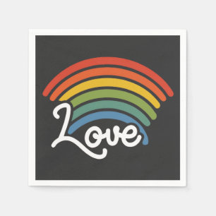 A Rainbow of Love Napkin