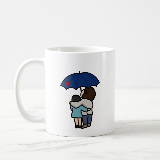 a rainy day coffee mug (Left)