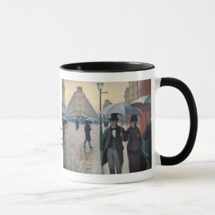 A Rainy Day in Paris by Gustave Caillebotte Mug