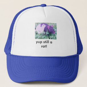 a rat trucker hat