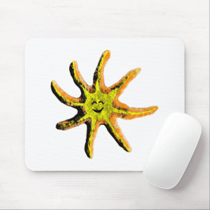 A ray of happiness mouse pad