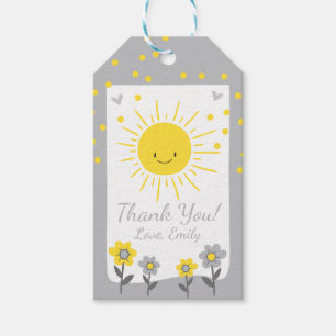 A Ray of Sunshine Baby Shower Favour Tag Sun Summe