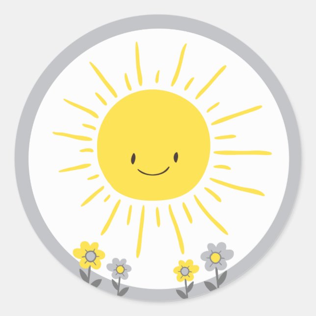 A Ray of Sunshine Envelope Seal Little Sunshine (Front)