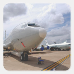 A RC-135V/W Rivet Joint aircraft Square Sticker