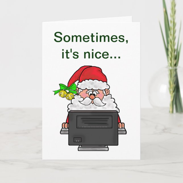 A Real Christmas Card  Christmas Card (Front)