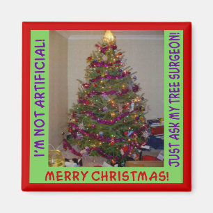A Real Christmas Tree Magnet