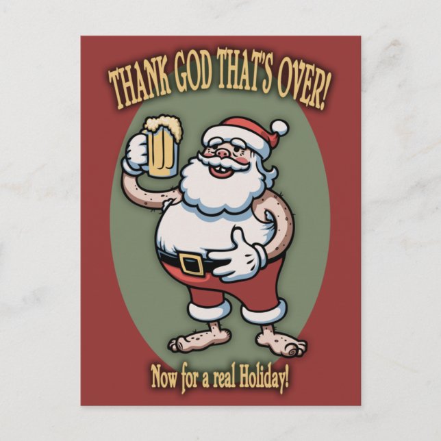 A Real Holiday Postcard (Front)