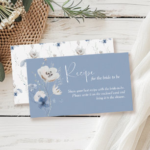 A Recipe for the Bride to Be Bridal Shower Enclosure Card