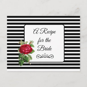 A Recipe For the Bride Wedding Recipe Card