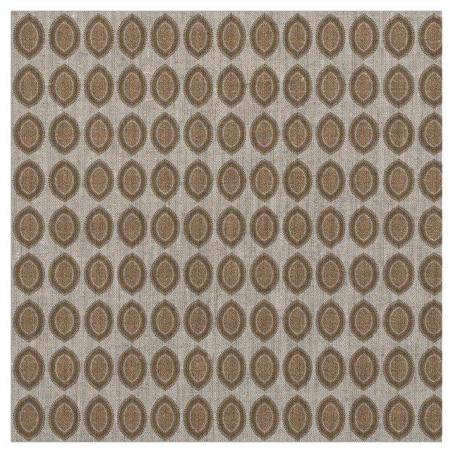 A rectangular rug with an intricate geometric moti fabric (Swatch)