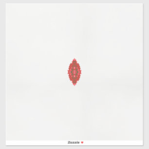 a red and brown design on a white background
