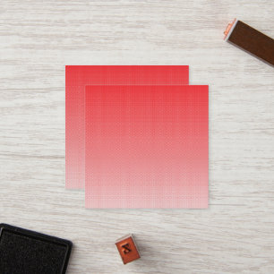 a red and white background with small squares loyalty card