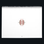 a red and white floral design on a white backgroun calendar<br><div class="desc">The design features an intricate symmetrical pattern. Here are the design details: • Pattern Description: o The design consists of interlocking shapes and lines. o Red arcs form petal-like structures, creating a floral or scale-like motif. o A central vertical line divides the image into identical halves. o Along this line,...</div>