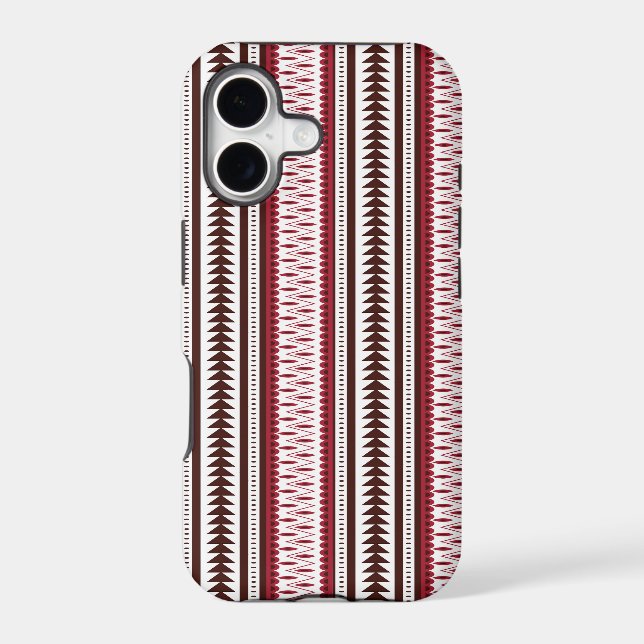 a red and white striped pattern (Back)