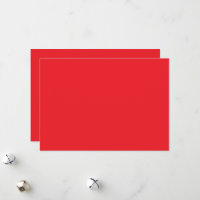 a red background with a white border