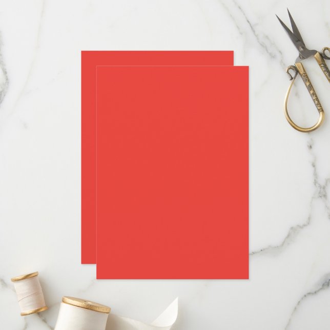 a red background with a white border program (Front/Back In Situ)
