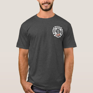 A Red Fire Truck Rescue T-Shirt