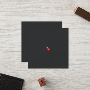a red flower with a black background loyalty card