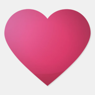 A red heart sticker