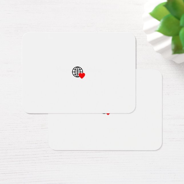 A red heart symbol created with smooth, bold lines (Desk)