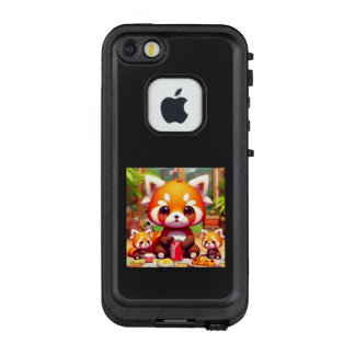 A red panda's happy family gathering LifeProof FRÄ’ iPhone SE/5/5s case