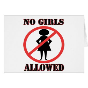 A Red Prohibition Sign with a Woman Inside.