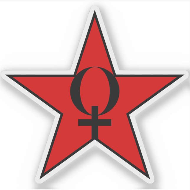 A Red Star Of Of Anarcha-Feminism v3 (Front)