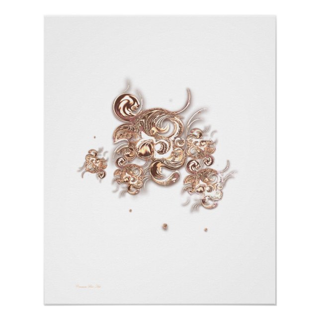 "A Reflecting Elegance", Glossy Poster (Front)