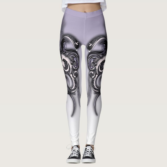 "A Reflecting Elegance", Woman's Leggings  (Front)