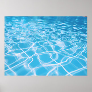 A Reflection of Water's Transparency Poster