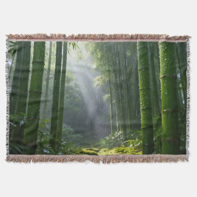 A Refreshing Melody 002 Throw Blanket (Front)