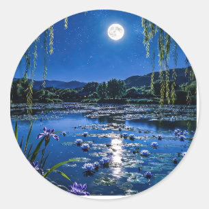 A Refreshing Melody 011 Classic Round Sticker