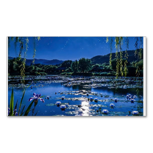 A Refreshing Melody 011 Magnetic Business Card