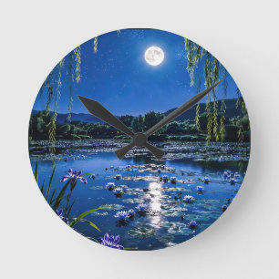 A Refreshing Melody 011 Round Clock