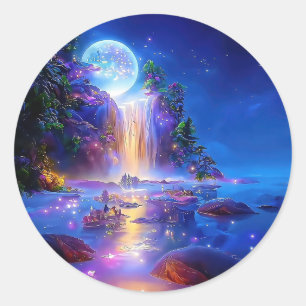 A Refreshing Melody 025 Classic Round Sticker