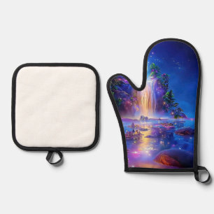 A Refreshing Melody 025 Oven Mitt & Pot Holder Set
