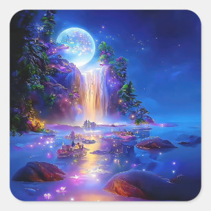 A Refreshing Melody 025 Square Sticker