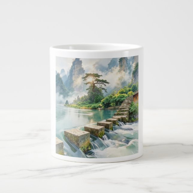 A Refreshing Melody 028 Large Coffee Mug (Front)