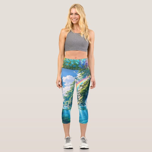 A Refreshing Melody 032 Capri Leggings (Front)