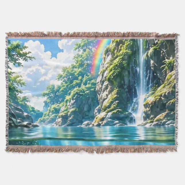 A Refreshing Melody 032 Throw Blanket (Front)