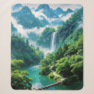 A Refreshing Melody 033 Sherpa Blanket
