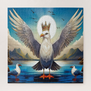 A regal animated bird jigsaw puzzle
