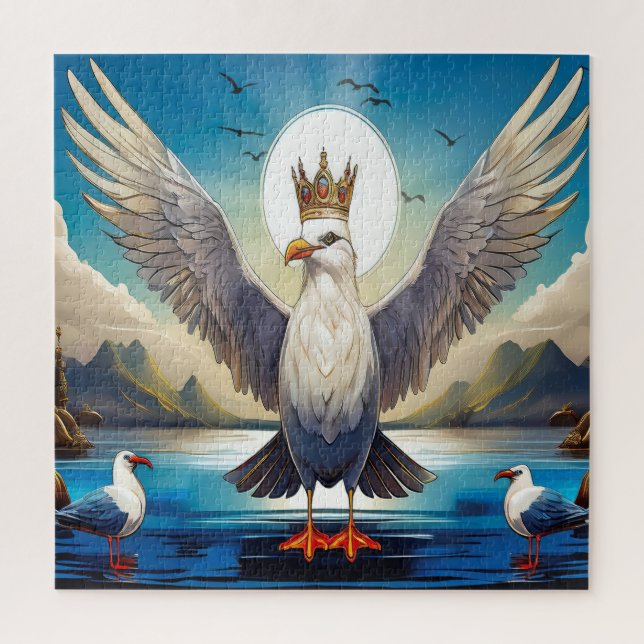 A regal animated bird  jigsaw puzzle (Vertical)