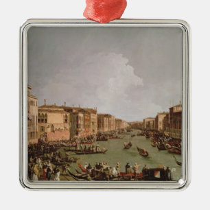 A Regatta on the Grand Canal, c.1735 Metal Ornament