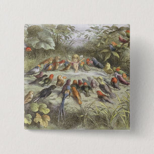 A Rehearsal in Fairy Land, illustration from 'In F 15 Cm Square Badge