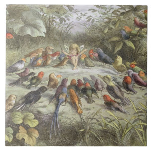 A Rehearsal in Fairy Land, illustration from 'In F Ceramic Tile