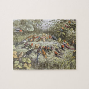 A Rehearsal in Fairy Land, illustration from 'In F Jigsaw Puzzle