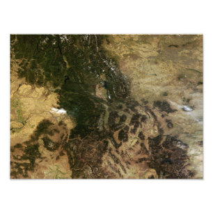 A relatively clear day photo print